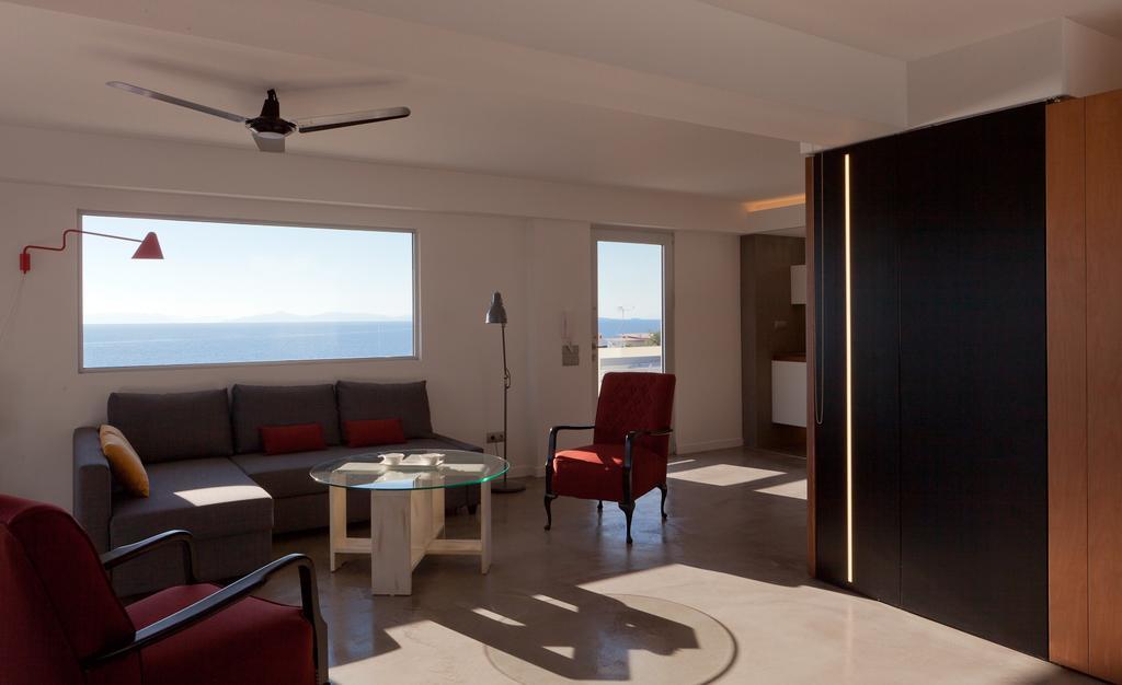 Saronida Summer Studio With Breathtaking View ลาโกนิสซี ภายนอก รูปภาพ