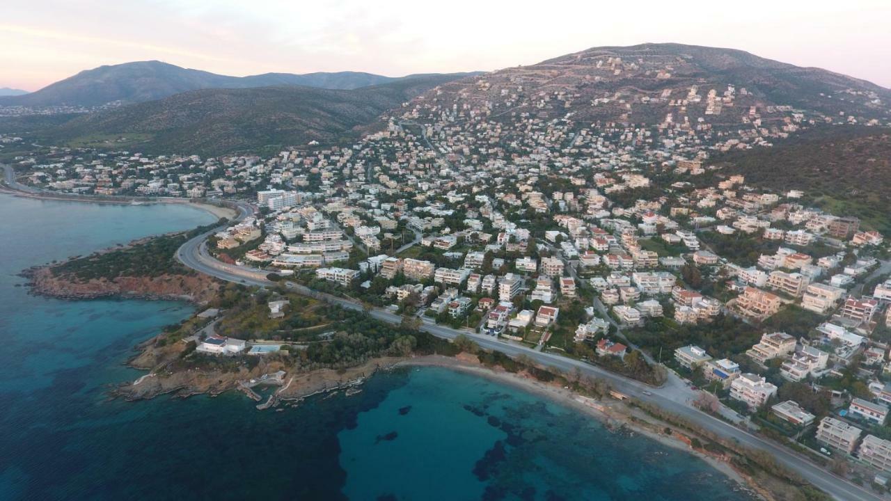 Saronida Summer Studio With Breathtaking View ลาโกนิสซี ภายนอก รูปภาพ
